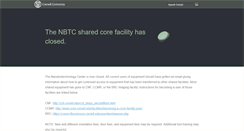 Desktop Screenshot of nbtc.cornell.edu