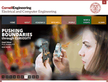 Tablet Screenshot of ece.cornell.edu