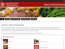 Tablet Screenshot of farmtoschool.cce.cornell.edu