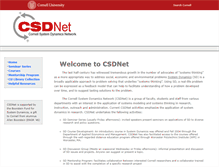 Tablet Screenshot of csdnet.aem.cornell.edu