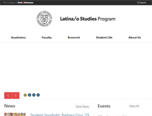 Tablet Screenshot of latino.cornell.edu