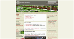 Desktop Screenshot of greenhouse.cornell.edu