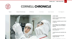 Desktop Screenshot of news.cornell.edu