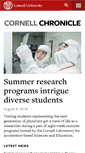 Mobile Screenshot of news.cornell.edu