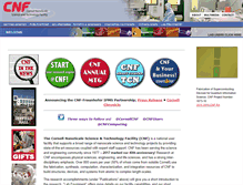 Tablet Screenshot of cnf.cornell.edu