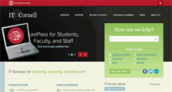 Desktop Screenshot of it.cornell.edu
