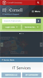 Mobile Screenshot of it.cornell.edu