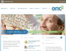 Tablet Screenshot of emc2.cornell.edu