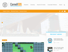 Tablet Screenshot of cis.cornell.edu