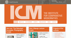 Desktop Screenshot of icm.arts.cornell.edu
