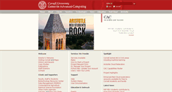 Desktop Screenshot of cac.cornell.edu