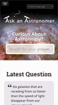 Mobile Screenshot of curious.astro.cornell.edu