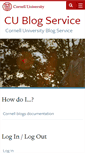 Mobile Screenshot of blogs.cornell.edu