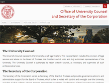 Tablet Screenshot of counsel.cornell.edu