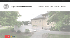 Desktop Screenshot of philosophy.cornell.edu