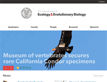Tablet Screenshot of ecologyandevolution.cornell.edu