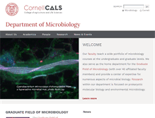 Tablet Screenshot of micro.cornell.edu