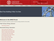 Tablet Screenshot of portal.emcs.cornell.edu