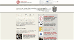 Desktop Screenshot of ctflab.mae.cornell.edu