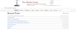 Desktop Screenshot of marohn.chem.cornell.edu