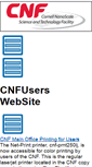 Mobile Screenshot of cnfusers.cornell.edu