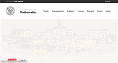Desktop Screenshot of math.cornell.edu