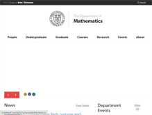 Tablet Screenshot of math.cornell.edu