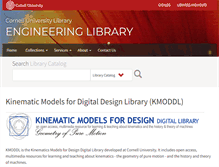 Tablet Screenshot of kmoddl.library.cornell.edu