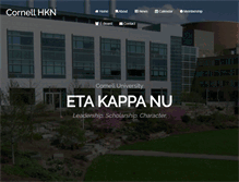 Tablet Screenshot of hkn.ece.cornell.edu