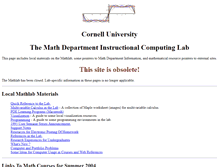 Tablet Screenshot of mathlab.cornell.edu