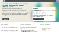 Desktop Screenshot of data.research.cornell.edu