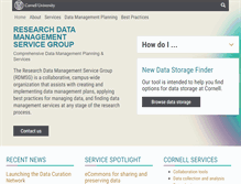 Tablet Screenshot of data.research.cornell.edu