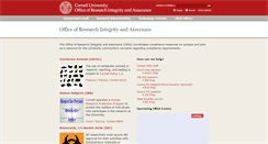 Desktop Screenshot of oria.cornell.edu