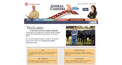 Desktop Screenshot of animalcareers.cornell.edu