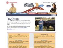 Tablet Screenshot of animalcareers.cornell.edu