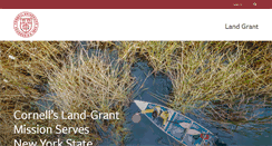Desktop Screenshot of landgrant.cornell.edu