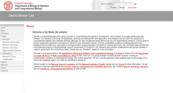 Desktop Screenshot of mezeylab.cb.bscb.cornell.edu