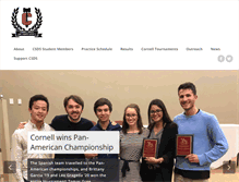 Tablet Screenshot of forensics.cornell.edu