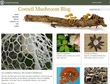 Tablet Screenshot of blog.mycology.cornell.edu