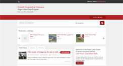 Desktop Screenshot of flgclassifieds.cce.cornell.edu