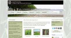Desktop Screenshot of conservationagriculture.mannlib.cornell.edu