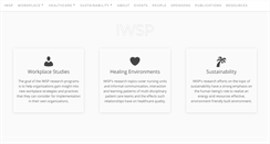 Desktop Screenshot of iwsp.human.cornell.edu