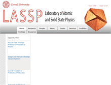 Tablet Screenshot of lassp.cornell.edu