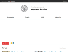 Tablet Screenshot of german.cornell.edu
