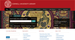 Desktop Screenshot of library.cornell.edu