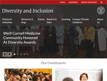 Tablet Screenshot of diversity.cornell.edu