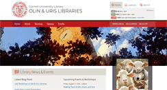 Desktop Screenshot of olinuris.library.cornell.edu