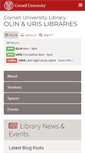 Mobile Screenshot of olinuris.library.cornell.edu