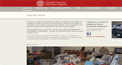 Desktop Screenshot of elves.cornell.edu