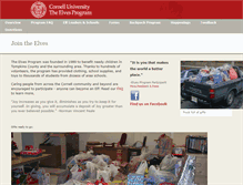 Tablet Screenshot of elves.cornell.edu